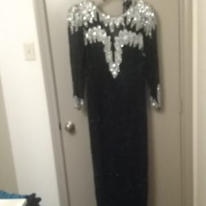 Black & silver Baggett dress